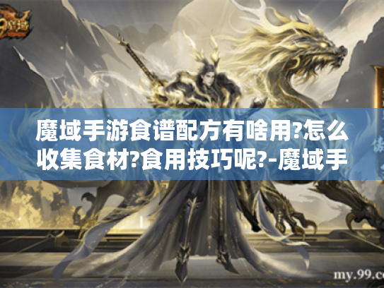 魔域手游食谱配方有啥用?怎么收集食材?食用技巧呢?-魔域手游