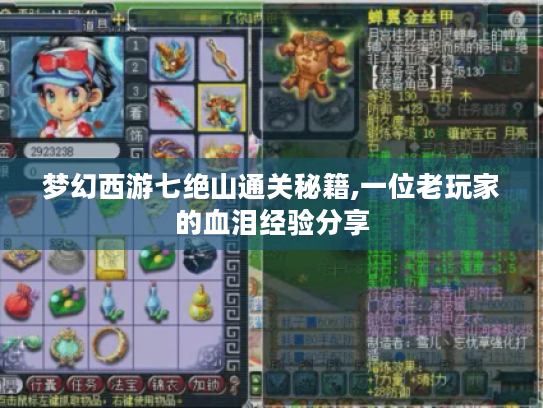 梦幻西游七绝山通关秘籍,一位老玩家的血泪经验分享