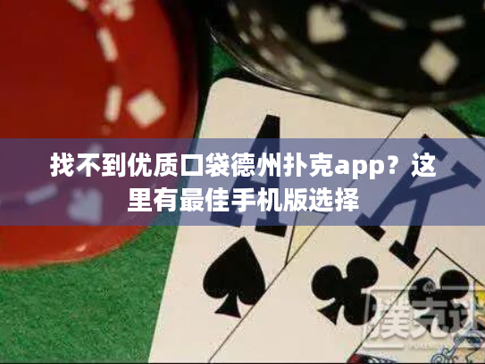 找不到优质口袋德州扑克app？这里有最佳手机版选择