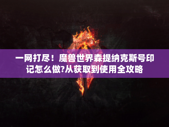 一网打尽!魔兽世界森提纳克斯号印记怎么做?从获取到使用全攻略 一网打尽!魔兽世界森提纳克斯号印记怎么做?从获取到使用全攻略