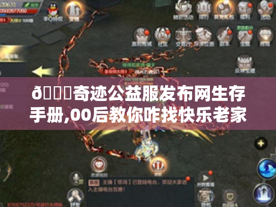 🌟奇迹公益服发布网生存手册,00后教你咋找快乐老家?