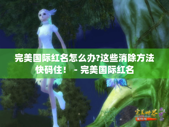 完美国际红名怎么办?这些消除方法快码住！ - 完美国际红名