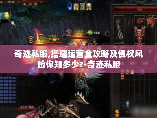 奇迹私服,搭建运营全攻略及侵权风险你知多少?-奇迹私服