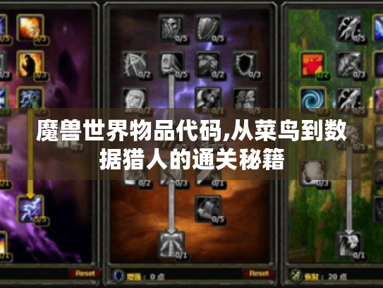 魔兽世界物品代码,从菜鸟到数据猎人的通关秘籍