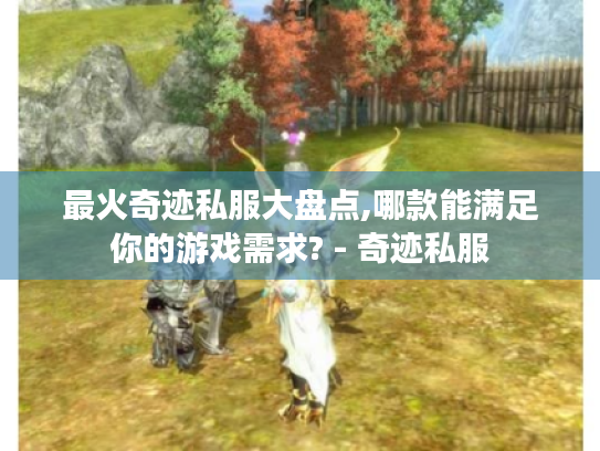 最火奇迹私服大盘点,哪款能满足你的游戏需求? - 奇迹私服