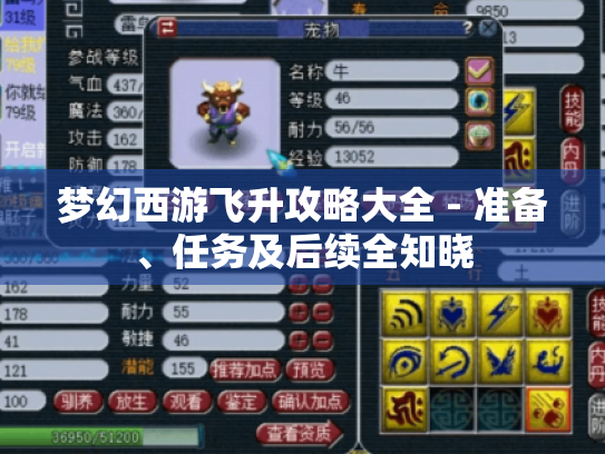 梦幻西游飞升攻略大全 - 准备、任务及后续全知晓