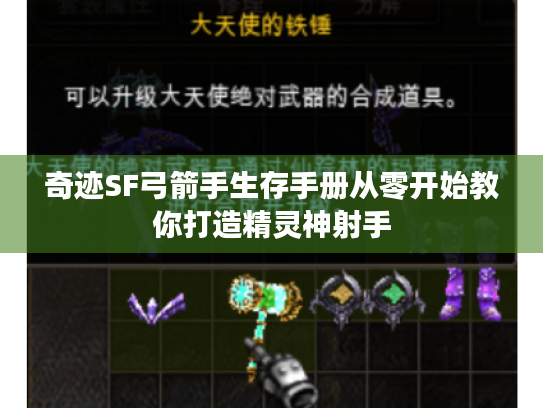 奇迹SF弓箭手生存手册从零开始教你打造精灵神射手