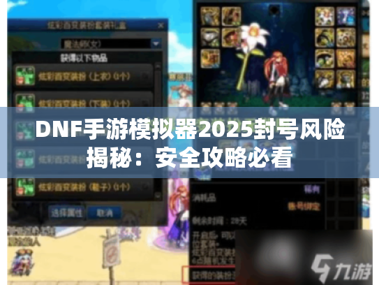 DNF手游模拟器2025封号风险揭秘：安全攻略必看