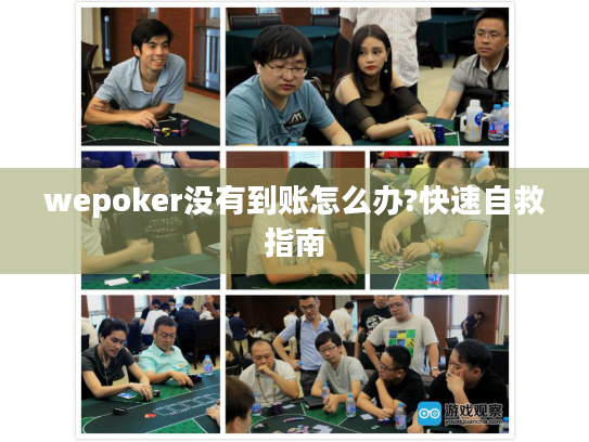 wepoker没有到账怎么办?快速自救指南