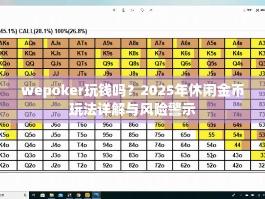 wepoker玩钱吗?2025年休闲金币玩法详解与风险警示 wepoker玩钱吗?2025年休闲金币玩法详解与风险警示