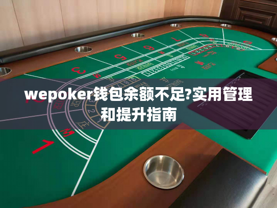 wepoker钱包余额不足?实用管理和提升指南 wepoker钱包余额不足?实用管理和提升指南