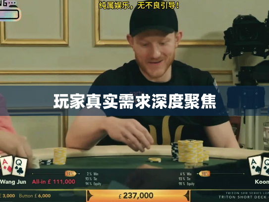 玩家真实需求深度聚焦