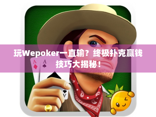 玩Wepoker一直输?终极扑克赢钱技巧大揭秘! 玩Wepoker一直输?终极扑克赢钱技巧大揭秘!