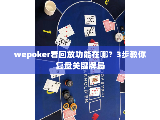 wepoker看回放功能在哪？3步教你复盘关键牌局