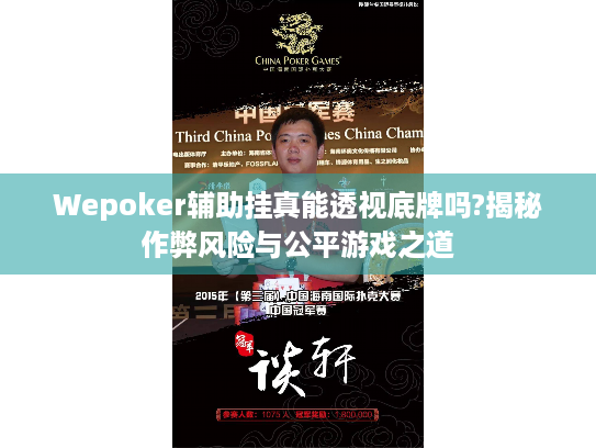 Wepoker辅助挂真能透视底牌吗?揭秘作弊风险与公平游戏之道
