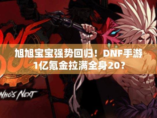 旭旭宝宝强势回归！DNF手游1亿氪金拉满全身20？