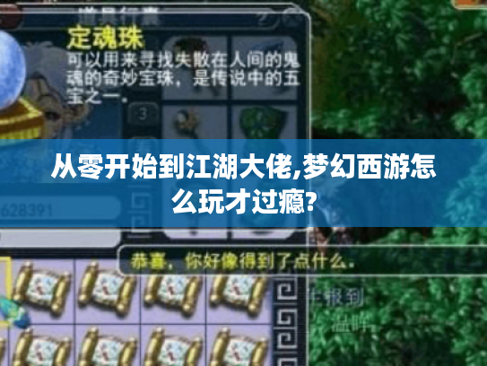 从零开始到江湖大佬,梦幻西游怎么玩才过瘾?