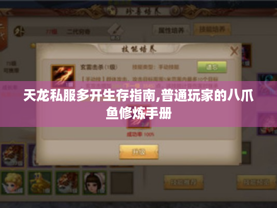 天龙私服多开生存指南,普通玩家的八爪鱼修炼手册