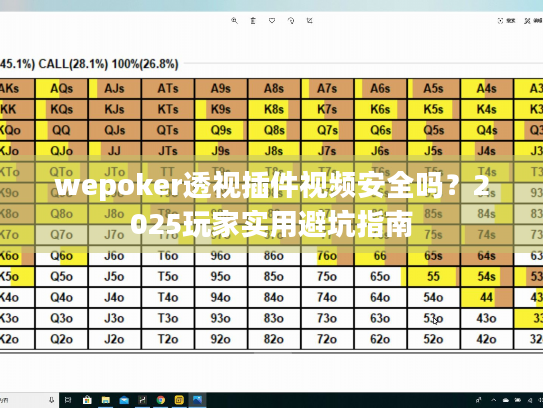 wepoker透视插件视频安全吗？2025玩家实用避坑指南