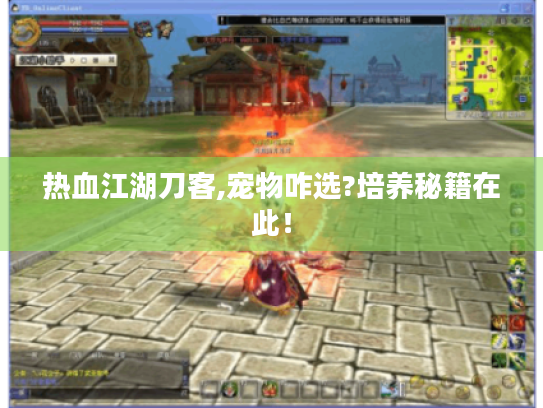 热血江湖刀客,宠物咋选?培养秘籍在此！