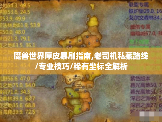 魔兽世界厚皮暴刷指南,老司机私藏路线/专业技巧/稀有坐标全解析 魔兽世界厚皮暴刷指南,老司机私藏路线/专业技巧/稀有坐标全解析