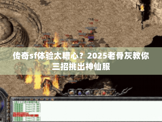 传奇sf体验太糟心？2025老骨灰教你三招挑出神仙服