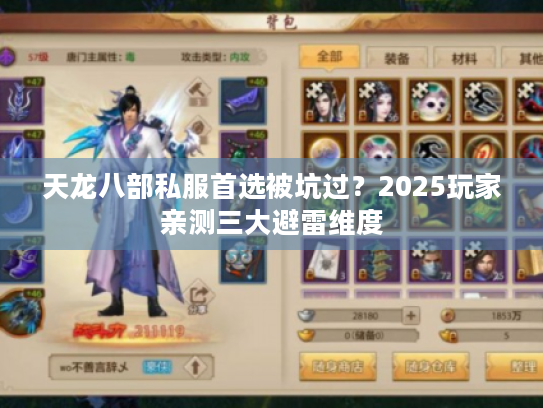 天龙八部私服首选被坑过？2025玩家亲测三大避雷维度