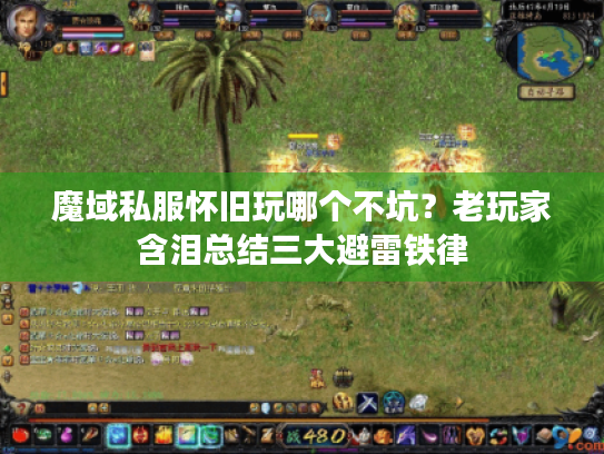 魔域私服怀旧玩哪个不坑？老玩家含泪总结三大避雷铁律