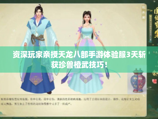 资深玩家亲授天龙八部手游体验服3天斩获珍兽橙武技巧！