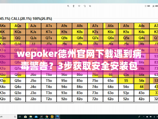 wepoker德州官网下载遇到病毒警告？3步获取安全安装包