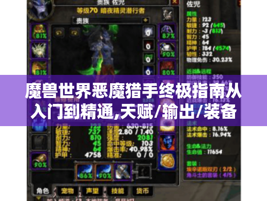 魔兽世界恶魔猎手终极指南从入门到精通,天赋/输出/装备全解析(新手必看) 魔兽世界恶魔猎手终极指南从入门到精通,天赋/输出/装备全解析(新手必看)