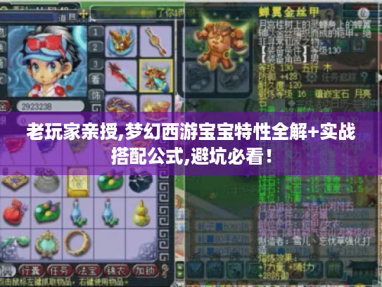 老玩家亲授,梦幻西游宝宝特性全解+实战搭配公式,避坑必看！