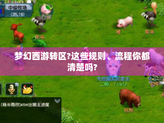 梦幻西游转区?这些规则、流程你都清楚吗? 梦幻西游转区?这些规则、流程你都清楚吗?
