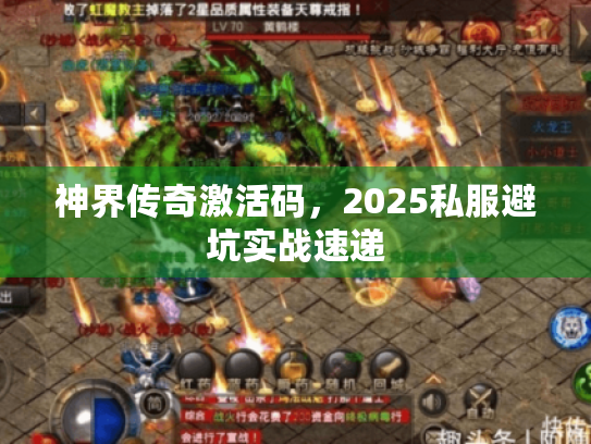 神界传奇激活码，2025私服避坑实战速递