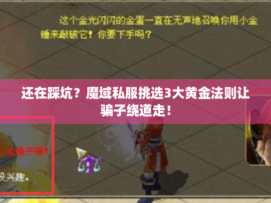 还在踩坑？魔域私服挑选3大黄金法则让骗子绕道走！
