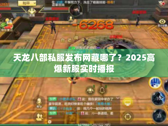 天龙八部私服发布网藏哪了？2025高爆新服实时播报