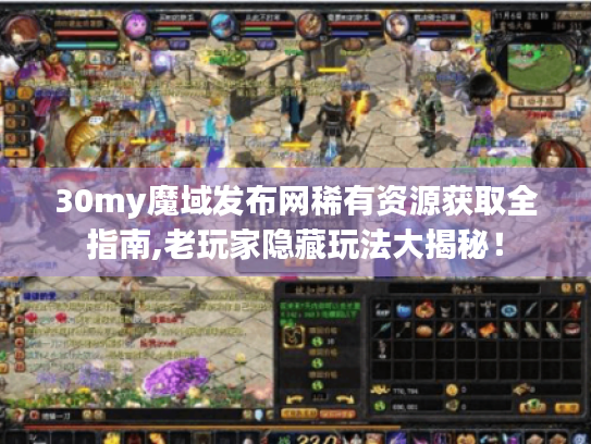 30my魔域发布网稀有资源获取全指南,老玩家隐藏玩法大揭秘! 30my魔域发布网稀有资源获取全指南,老玩家隐藏玩法大揭秘!