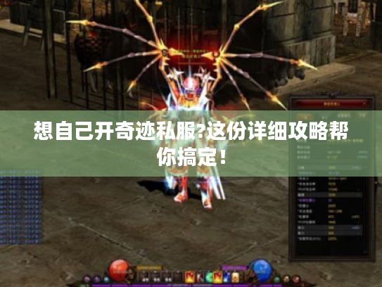 想自己开奇迹私服?这份详细攻略帮你搞定！