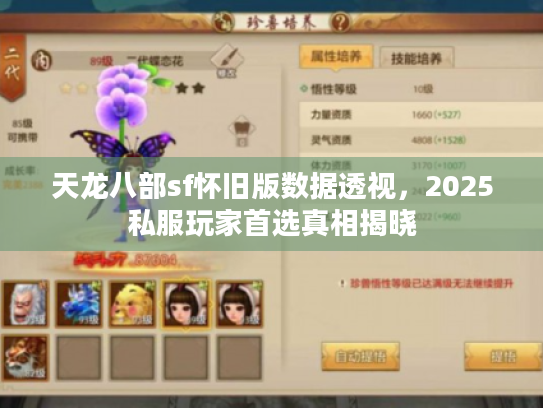 天龙八部sf怀旧版数据透视，2025私服玩家首选真相揭晓
