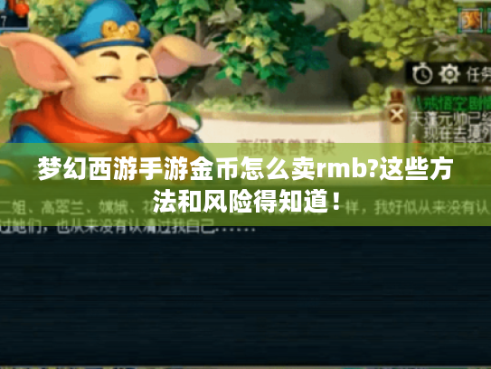 梦幻西游手游金币怎么卖rmb?这些方法和风险得知道！
