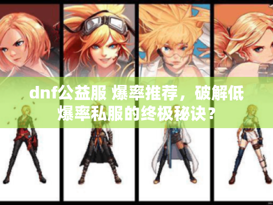 dnf公益服 爆率推荐，破解低爆率私服的终极秘诀？