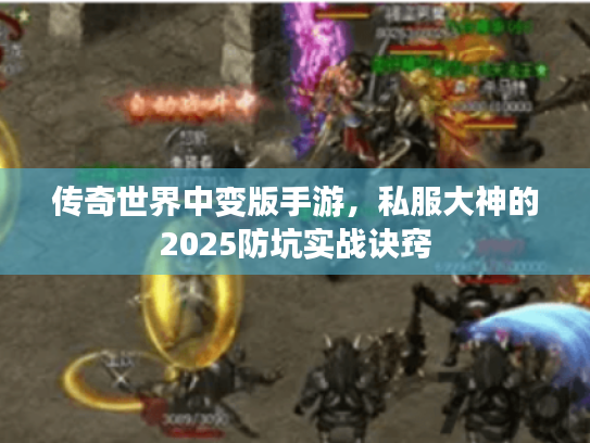 传奇世界中变版手游，私服大神的2025防坑实战诀窍