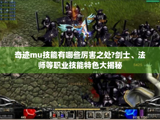 奇迹mu技能有哪些厉害之处?剑士、法师等职业技能特色大揭秘