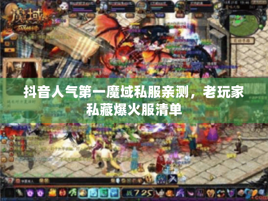 抖音人气第一魔域私服亲测，老玩家私藏爆火服清单