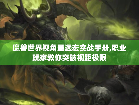 魔兽世界视角最远宏实战手册,职业玩家教你突破视距极限