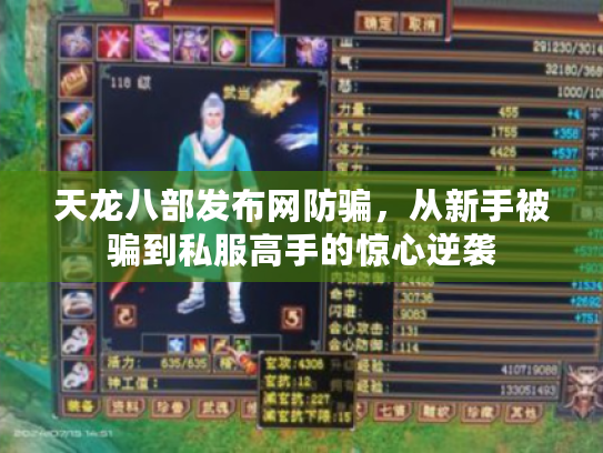 天龙八部发布网防骗，从新手被骗到私服高手的惊心逆袭