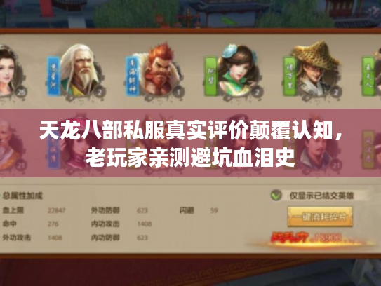 天龙八部私服真实评价颠覆认知，老玩家亲测避坑血泪史