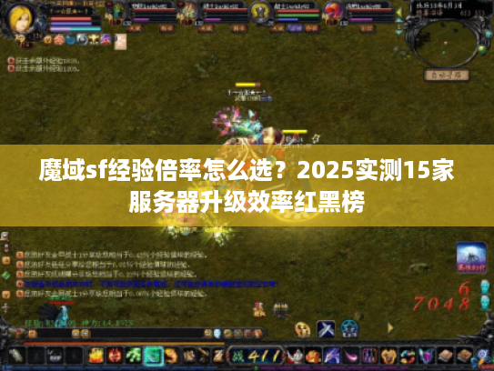魔域sf经验倍率怎么选？2025实测15家服务器升级效率红黑榜