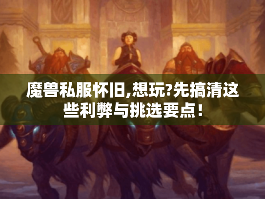 魔兽私服怀旧,想玩?先搞清这些利弊与挑选要点！