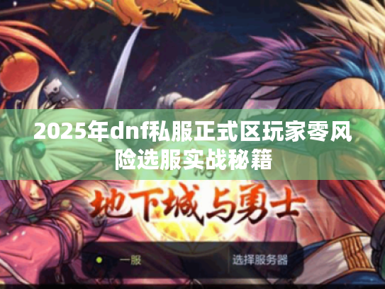 2025年dnf私服正式区玩家零风险选服实战秘籍 2025年dnf私服正式区玩家零风险选服实战秘籍